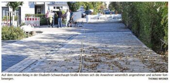 Bauarbeiten im Stadtzentrum