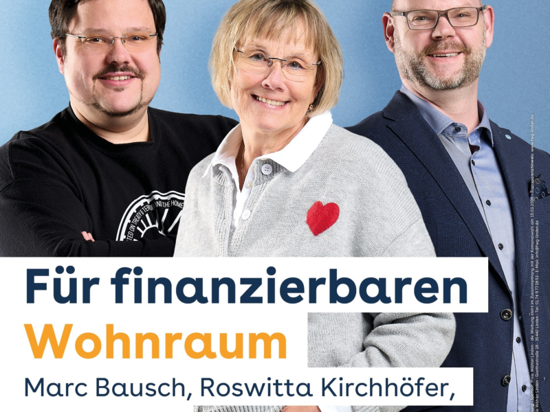 Mehr Wohnraum - Verdichtung des Innenraums