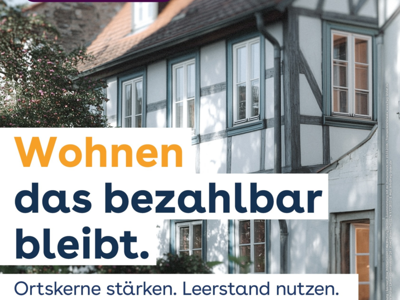 Für finanzierbaren Wohnraum